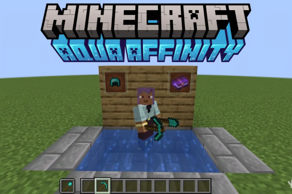 Aqua Affinity Minecraft Best Underwater Enchantment Guide